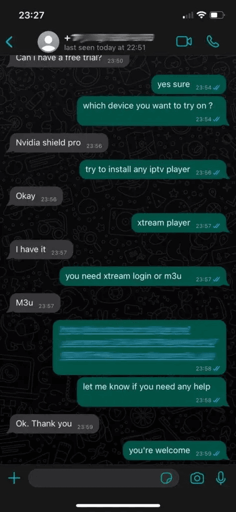 Customer conversation screenshot 10 of 10